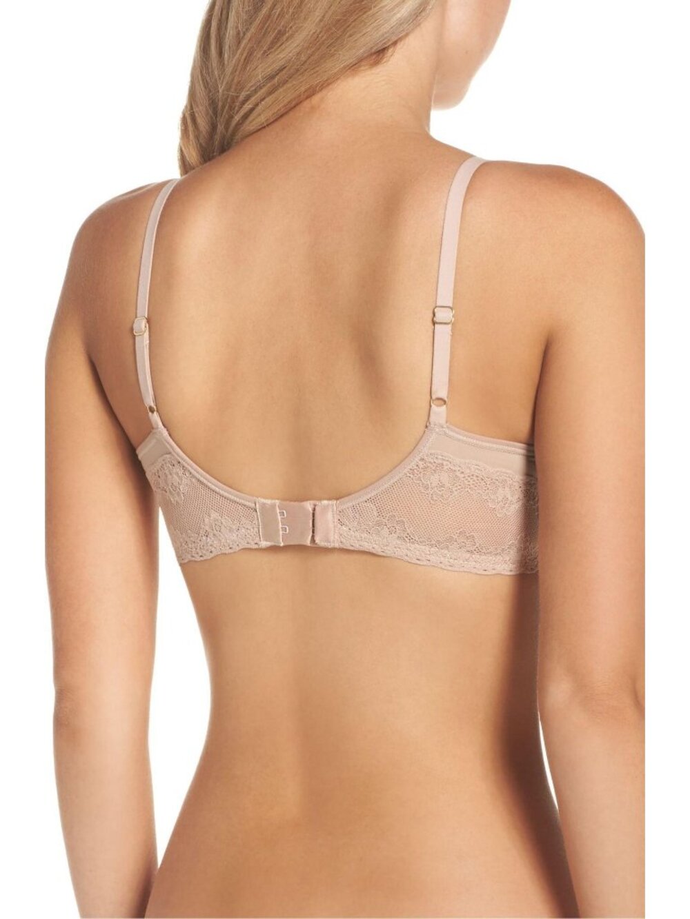 🆕NATORI Bliss Full Underwire T-Shirt Bra 36C Nude Beige #721154 - Picture 3 of 9